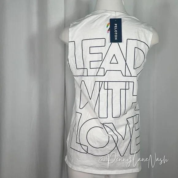 NWT Peloton Lead With Love Latitude Muscle Tank Top Unisex - Picture 10 of 10